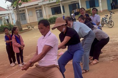 Trường TH Nguyễn Bá Ngọc tổ chức trò chơi dân gian chào mừng ngày thành lập Đoàn